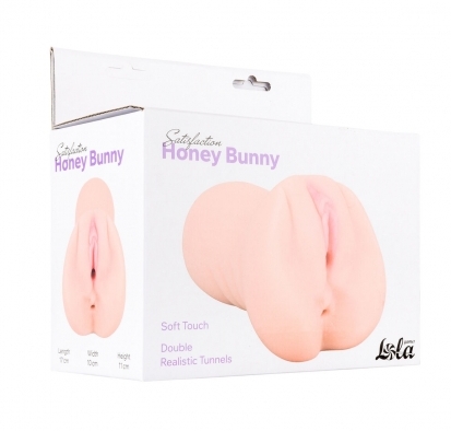 Реалистичный мастурбатор вагина и анус Honey Bunny 