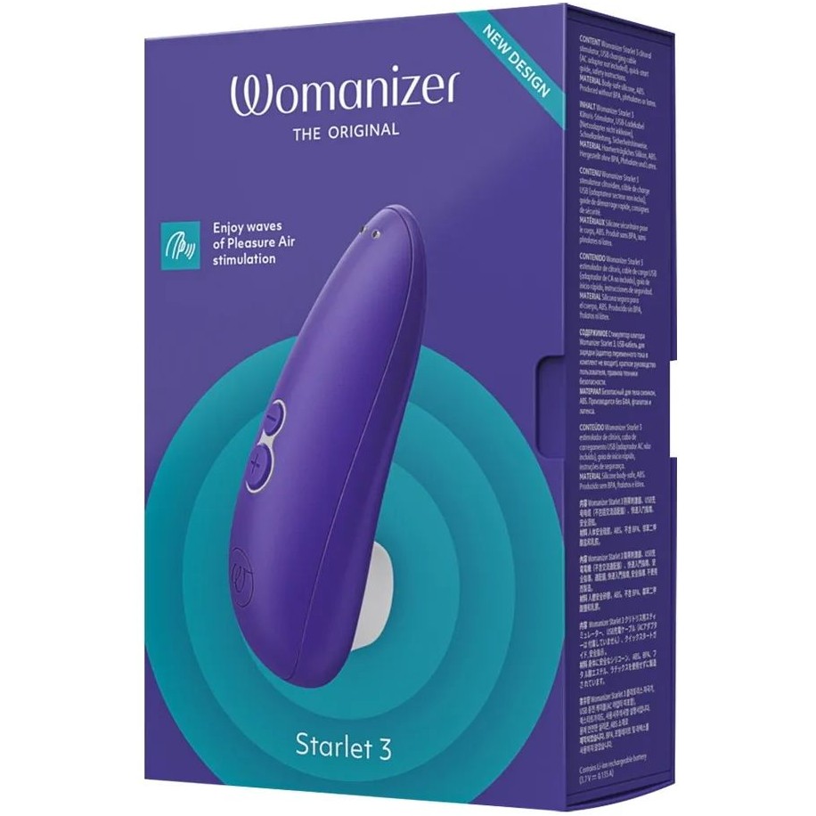 Клиторальный стимулятор Womanizer Starlet 3 индиго