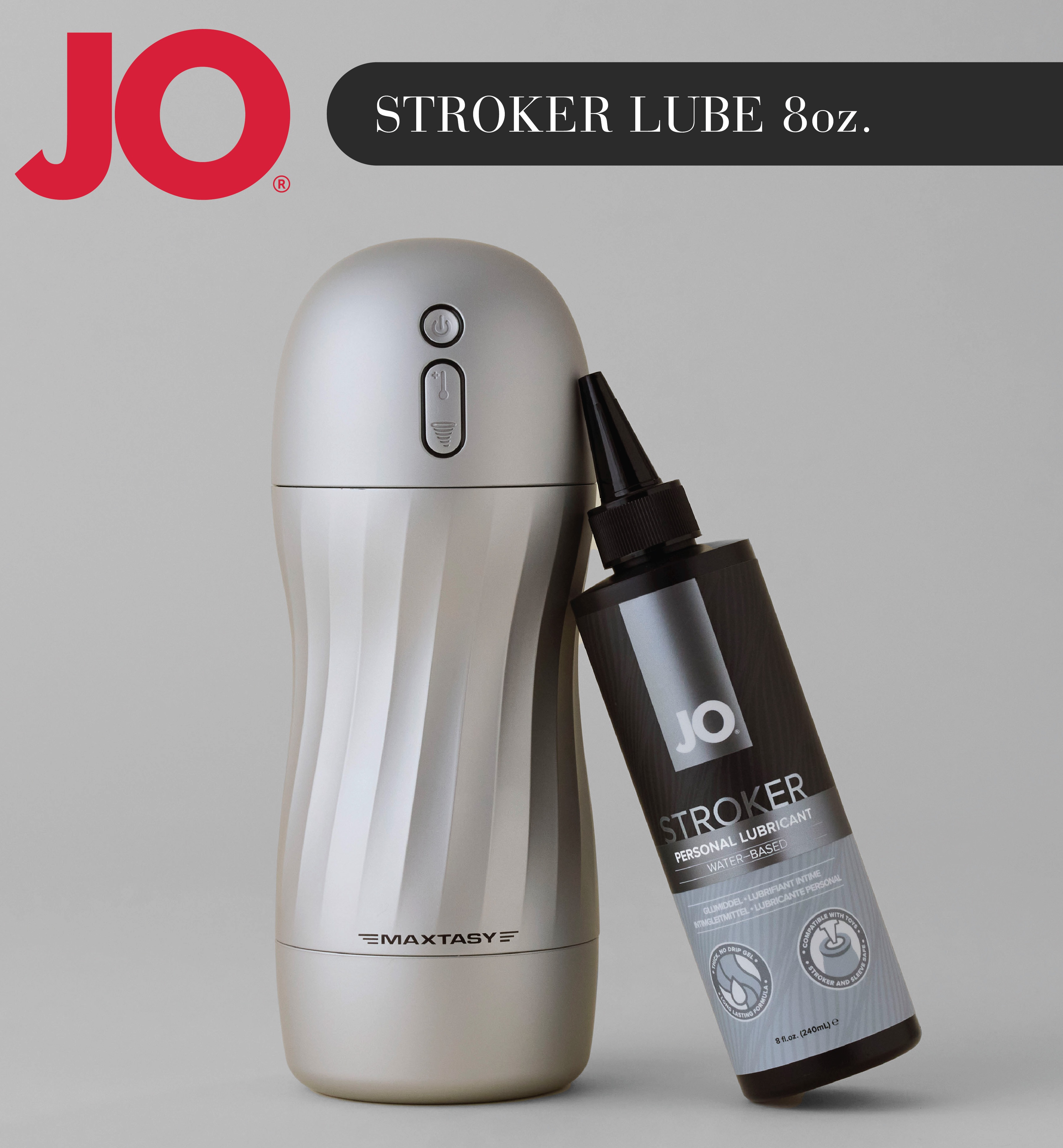 Гель на водной основе JO Stroker Lube для мастурбаторов 240 мл