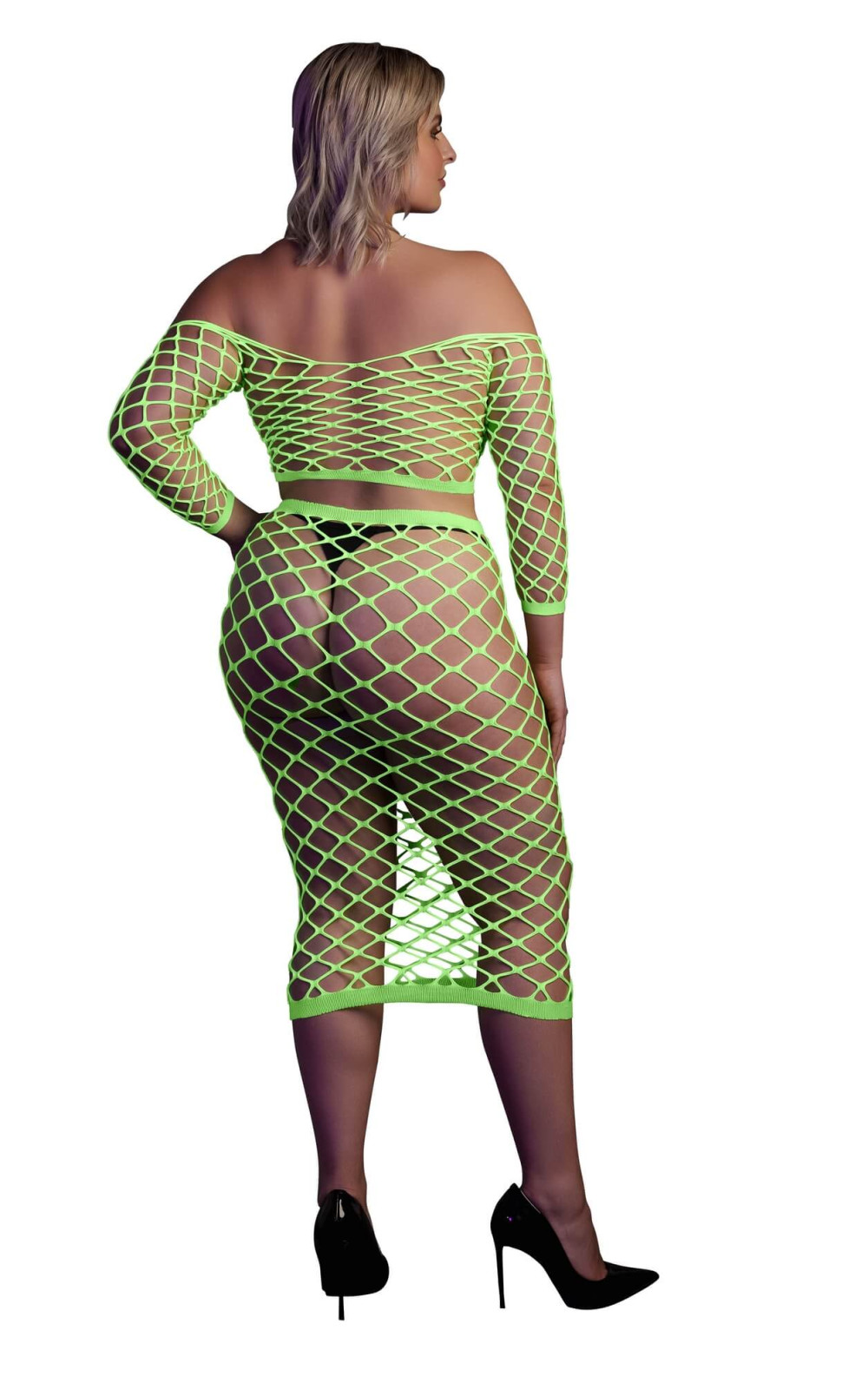 Топ с нижней юбкой Green - XL/XXXXL