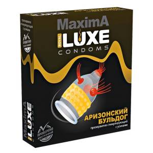 Презерватив Luxe Maxima Аризонский Бульдог 
