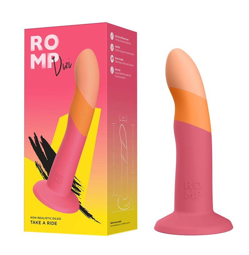 Фаллоимитатор Romp Dizi 18 см с присоской