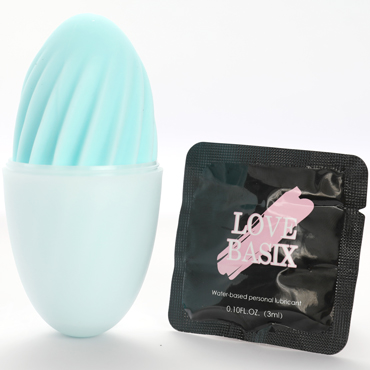 Мастурбатор яйцо голубое Love Basix Egg