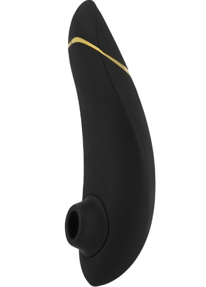 Клиторальный стимулятор Womanizer Premium черный/золотой