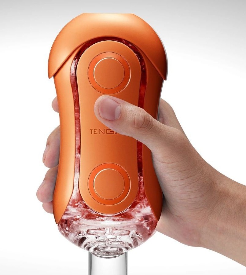Мастурбатор Tenga Flip ORB оранжевый