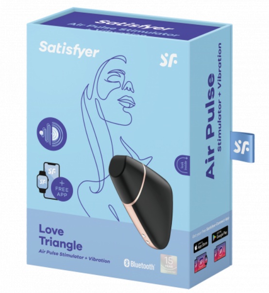 Клиторальный стимулятор  Satisfyer Love Triangle черный