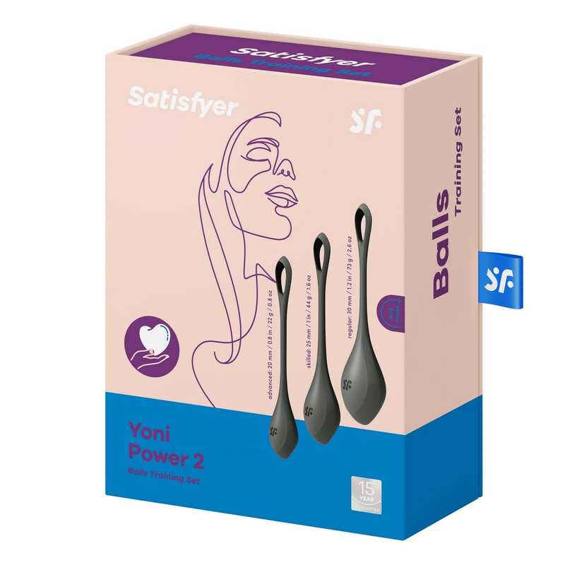 Набор вагинальных шариков Satisfyer Yoni Power черный