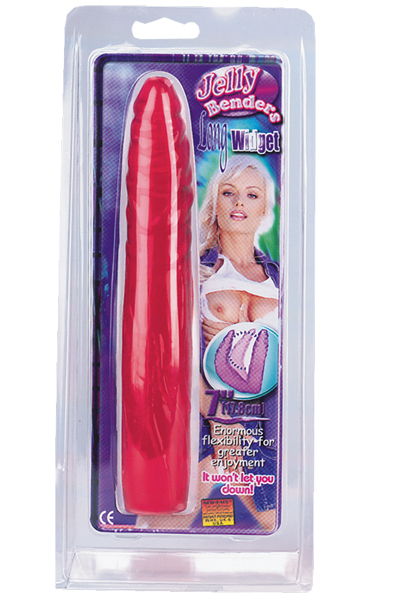 Рельефный фаллоимитатор Jelly Benders Red