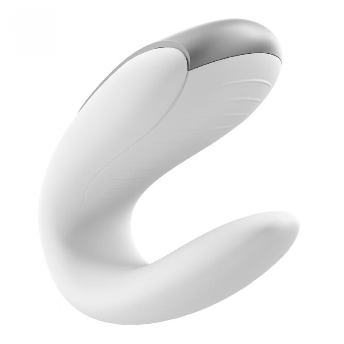 Белый парный вибратор Satisfyer Double Fun