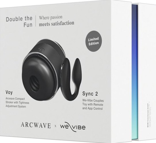 Набор для пар мастурбатор ARCwave Voy +  We-Vibe Sync 2