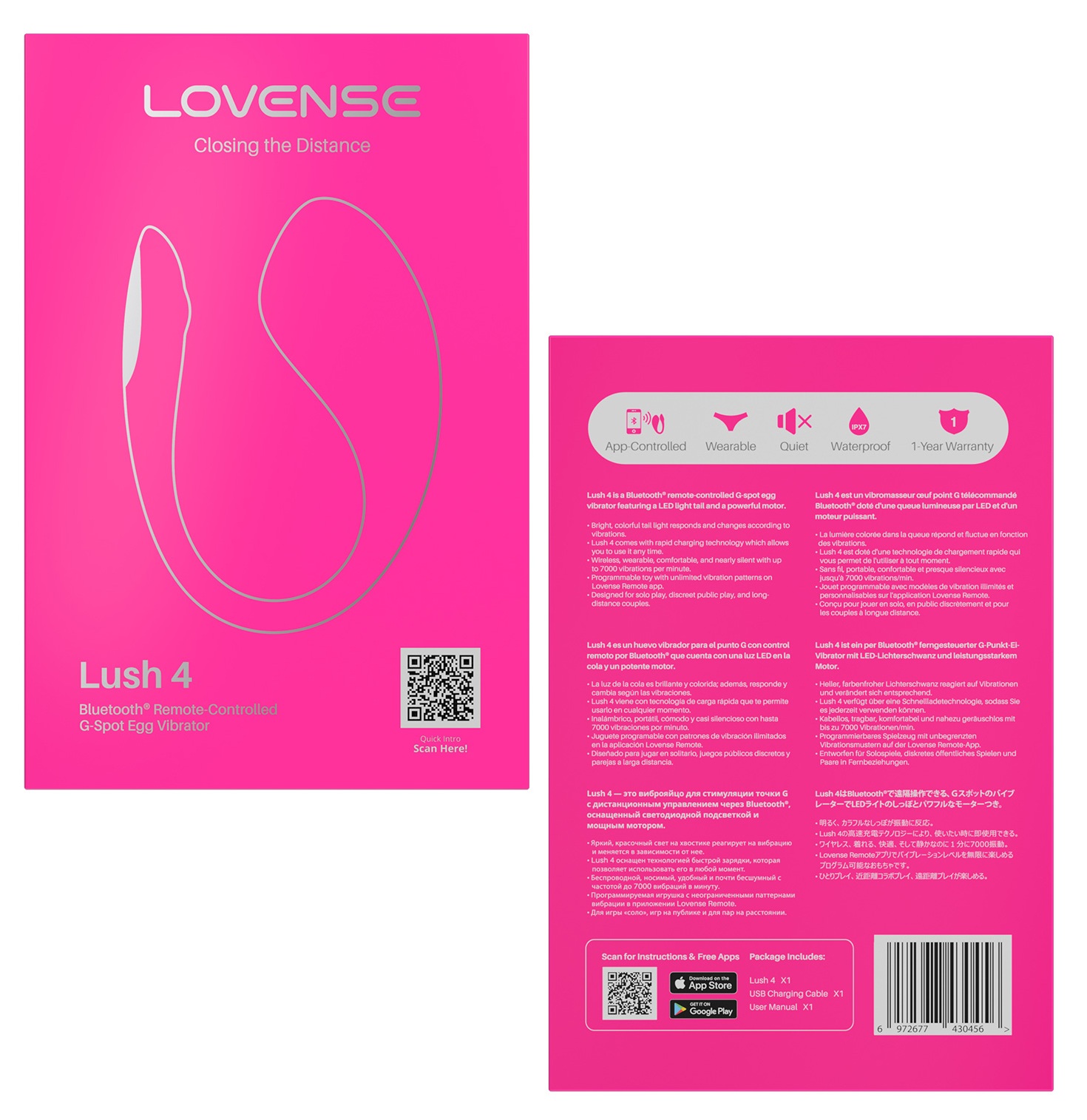 Виброяйцо Lovense Lush 4