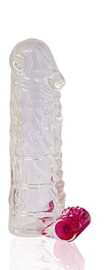 Насадка закрытая с вибрацией Crystal sleeve vibe