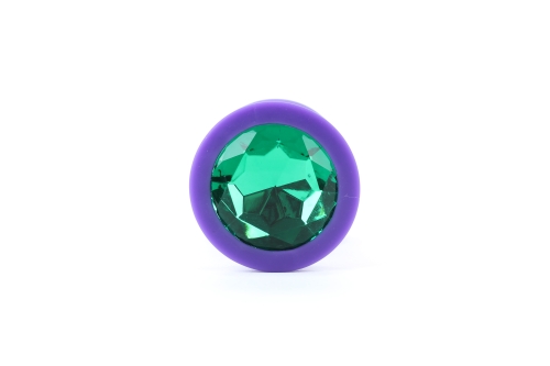 Фиолетовая анальная пробка Large Green