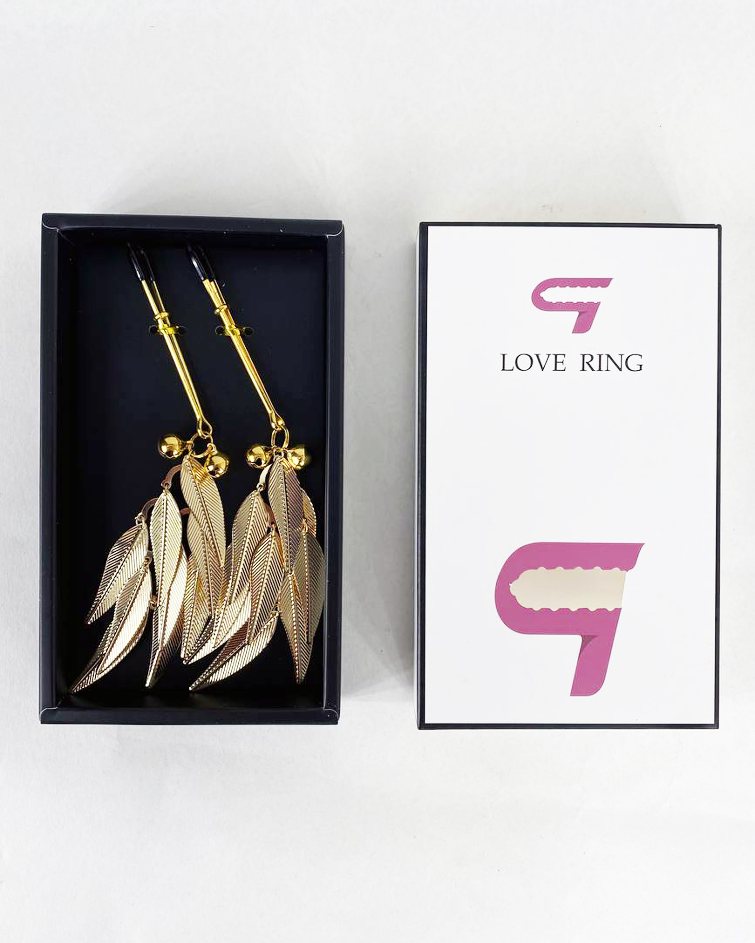 Зажимы для сосков Золотые перышки