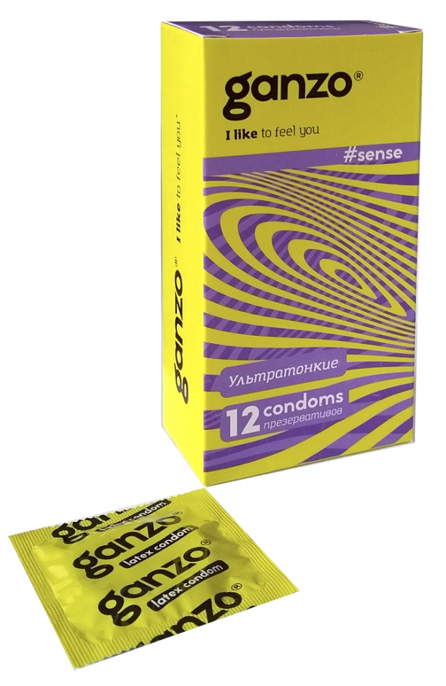 Презервативы GANZO Sense 12 шт