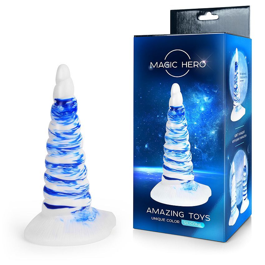 Рельефный стимулятор на присоске 17 см