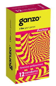 Презервативы Ganzo  анатомической формы №12 