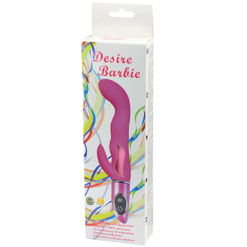 Розовый вибратор Desire Barbie