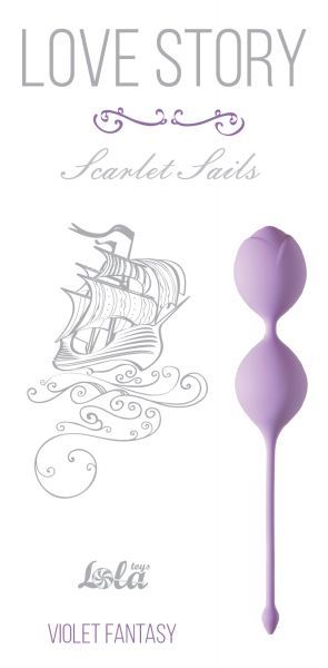 Вагинальные шарики Love Story Violet 56 гр