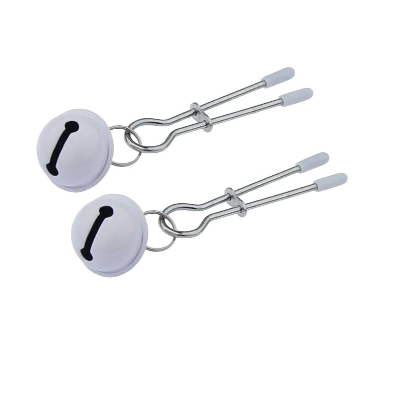 БДСМ набор меховой белый с анальной пробкой