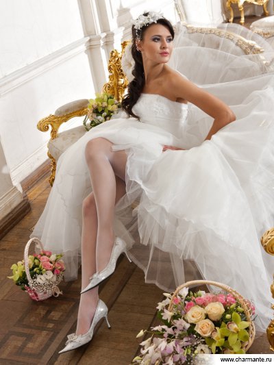 Колготки из мелкой сетки белые 3