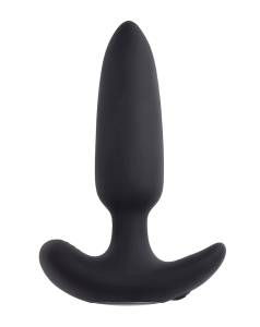 Анальная вибропробка Black Beauty с пультом 