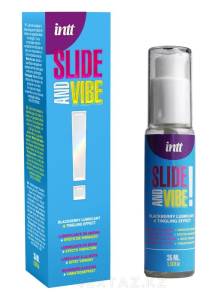 Стимулирующий гель с вибрацией Intt Ежевика 35 мл 
