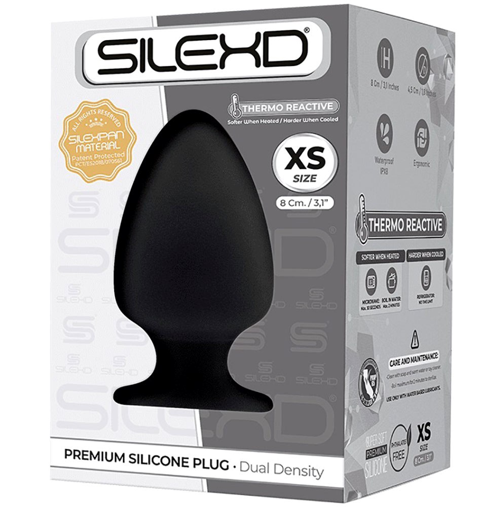 Анальная пробка маленькая SileXD black