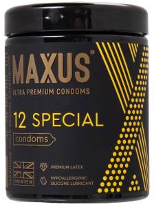 Презервативы точечно-ребристые MAXUS Specia №12  X-Edition 