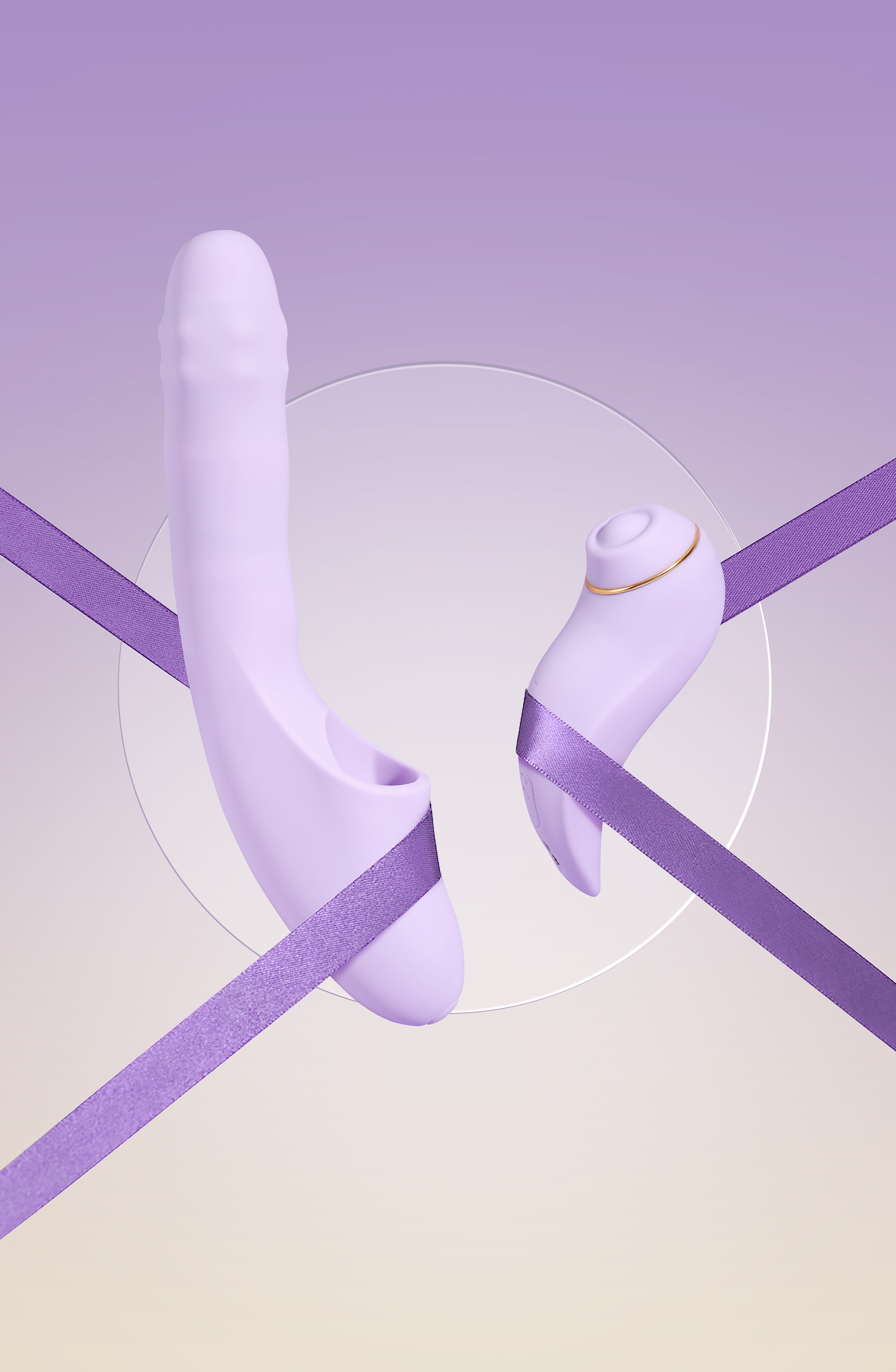 Интерактивный вибромассажёр Svakom 2в1 DuoGlow с нагревом