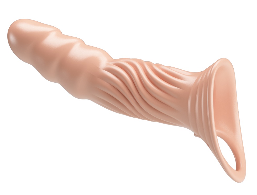 Насадка на пенис с тремя вкладышами-удлинителями