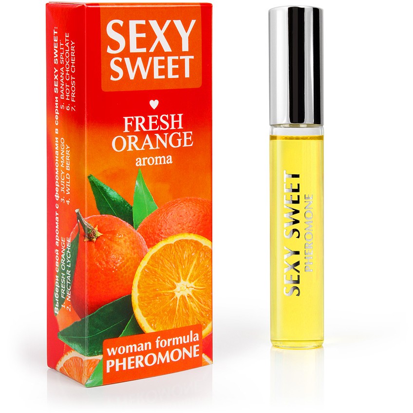 Духи женские с феромонами  FRESH ORANGE 10 мл