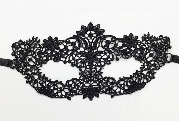 Изящная ружевная маска black