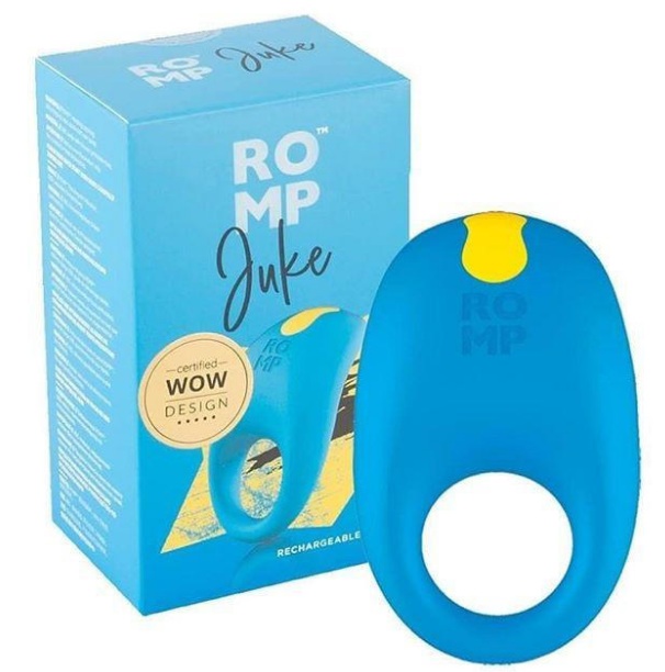 Виброкольцо синее Romp Juke