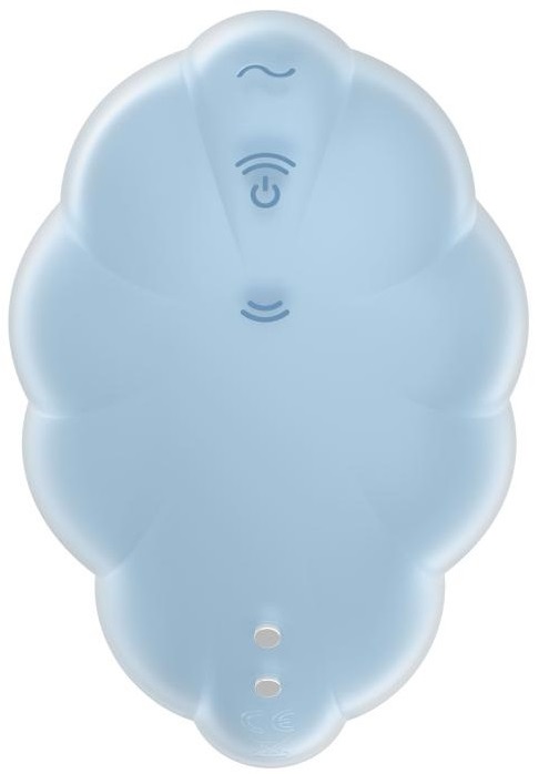 Синий вакуумный стимулятор Cloud Dancer