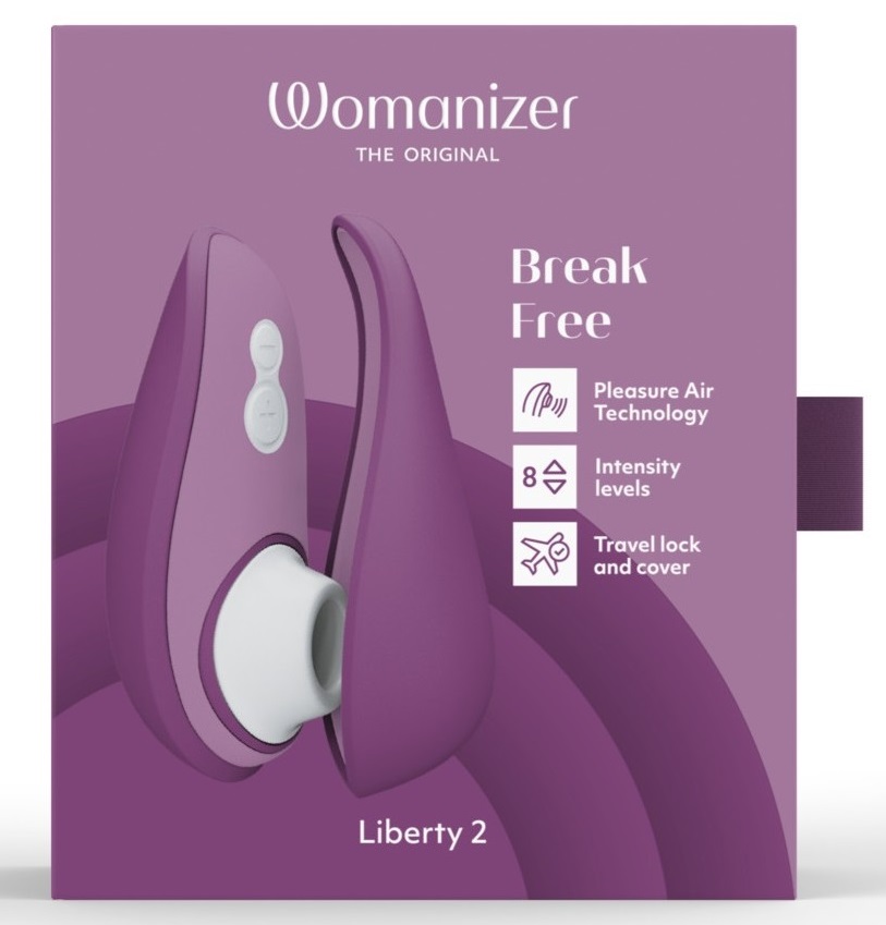 Клиторальный стимулятор Womanizer Liberty 2 фиолетовый