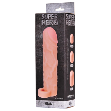 Насадка на пенис SUPER HERO GIANT