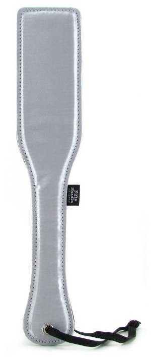 Шлепалка серебристая Satin Spanking Paddle