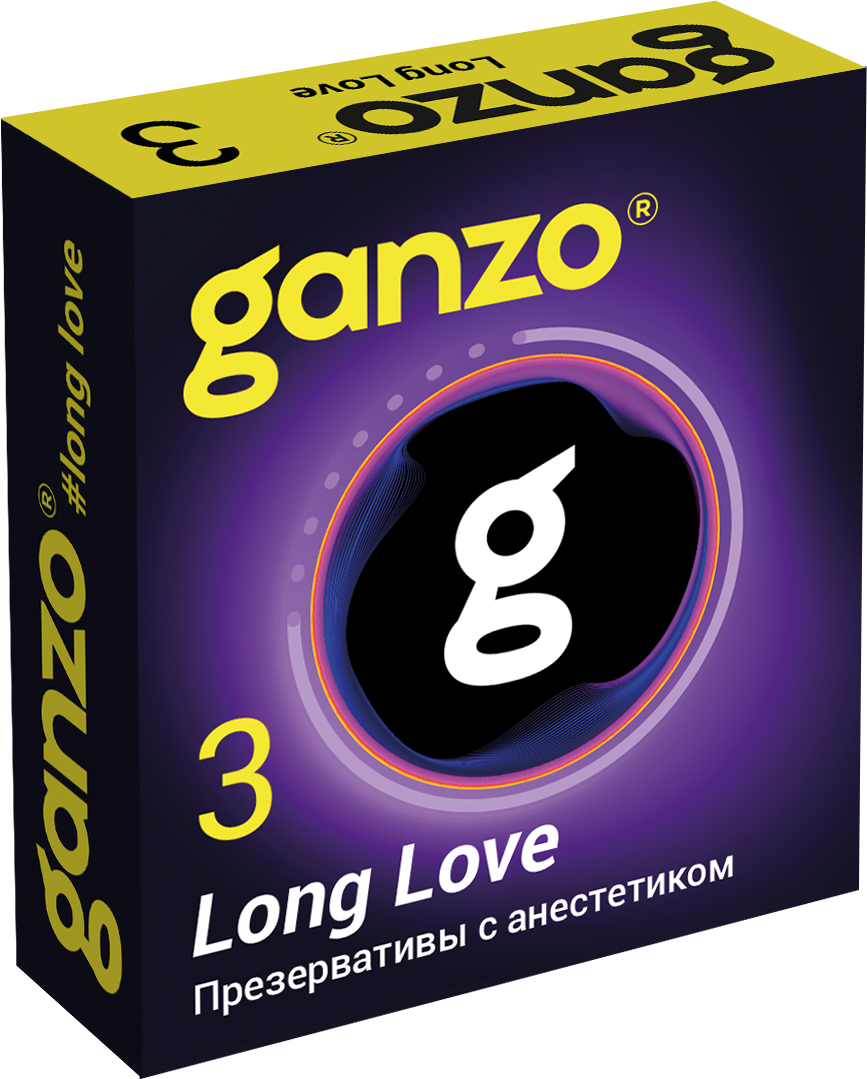 Презервативы Ganzo c анестетиком 3 шт