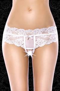 Белые стринги с доступом 54-56 