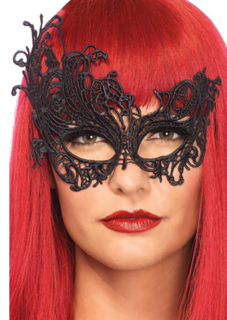 Очаровательная маска из кружева