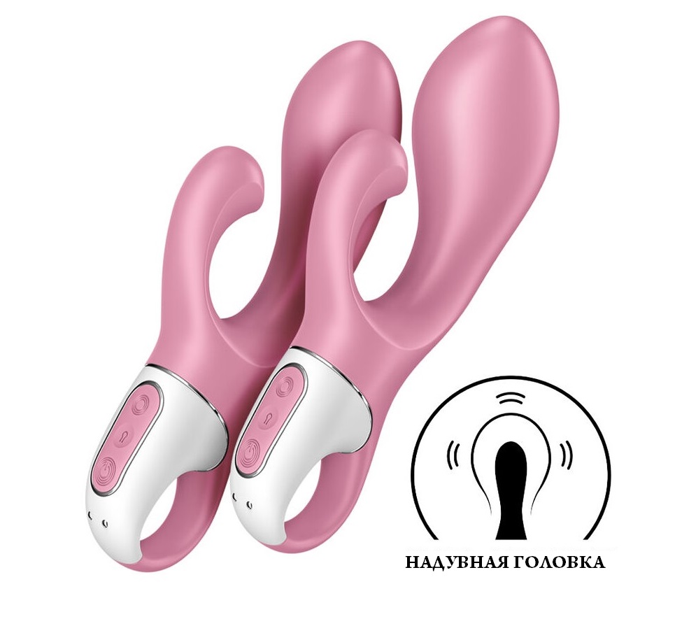 Вибратор с расширением Air Pump Bunny 2