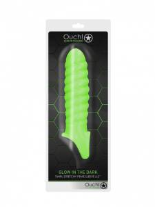 Закрытая насадка с кольцом neon Ouch