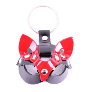 Брелок кошка лаковый black 