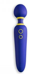 Синий вибромассажер Romp Flip 