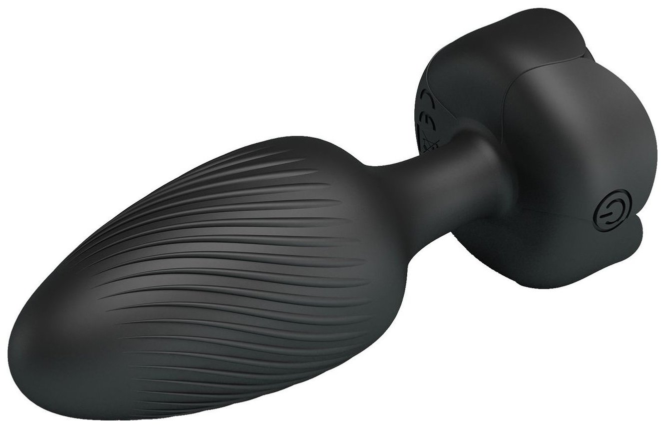 Анальная вибропробка с подсветкой