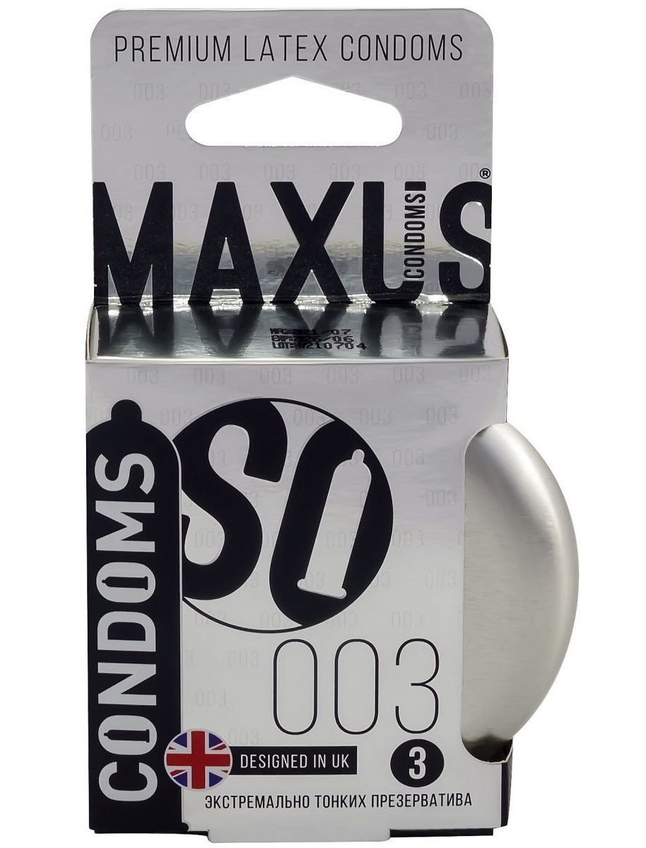 Презервативы тонкие MAXUS 003 №3 