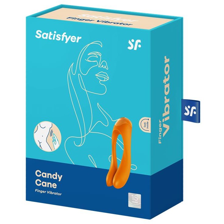 Массажер для пар Satisfyer  Candy Cane оранжевый