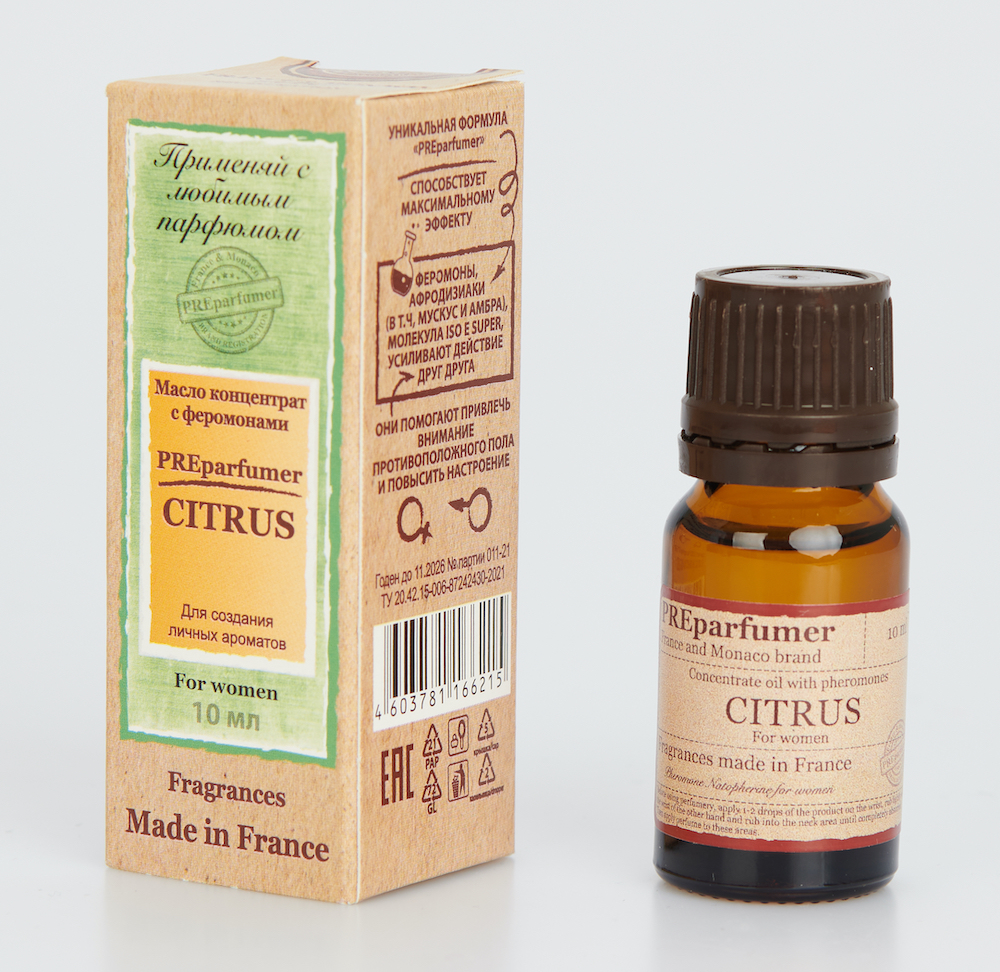 Концентрированное масло с феромонами preparfumer CITRUS