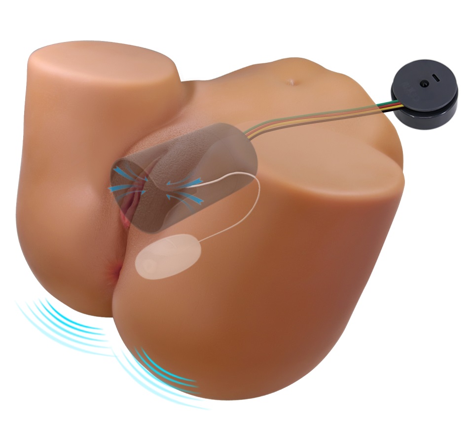 Мастурбатор с вибрацией, всасыванием и звуковыми эффектами Вэнди
